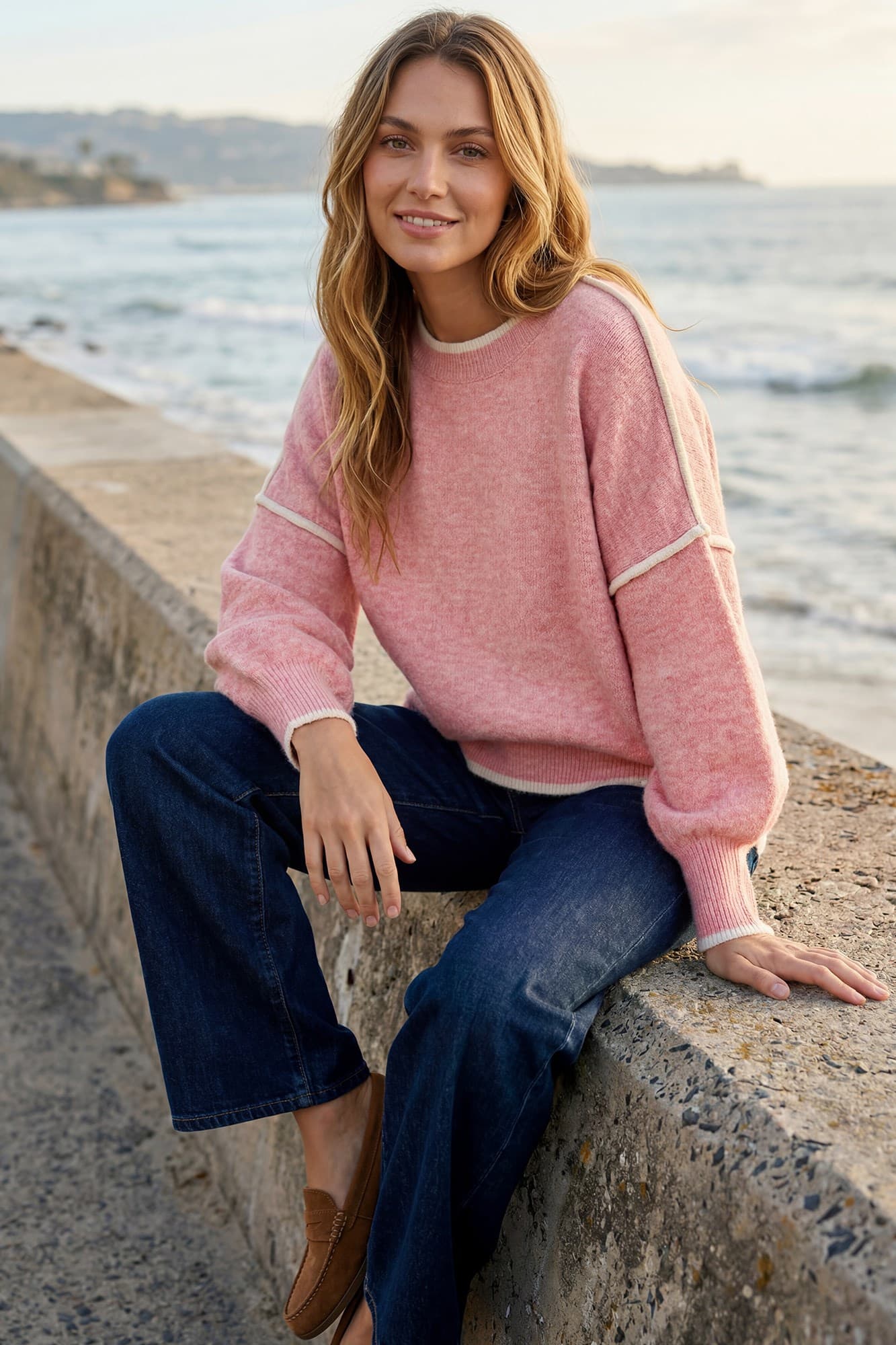 Pretty In Pink Sweater