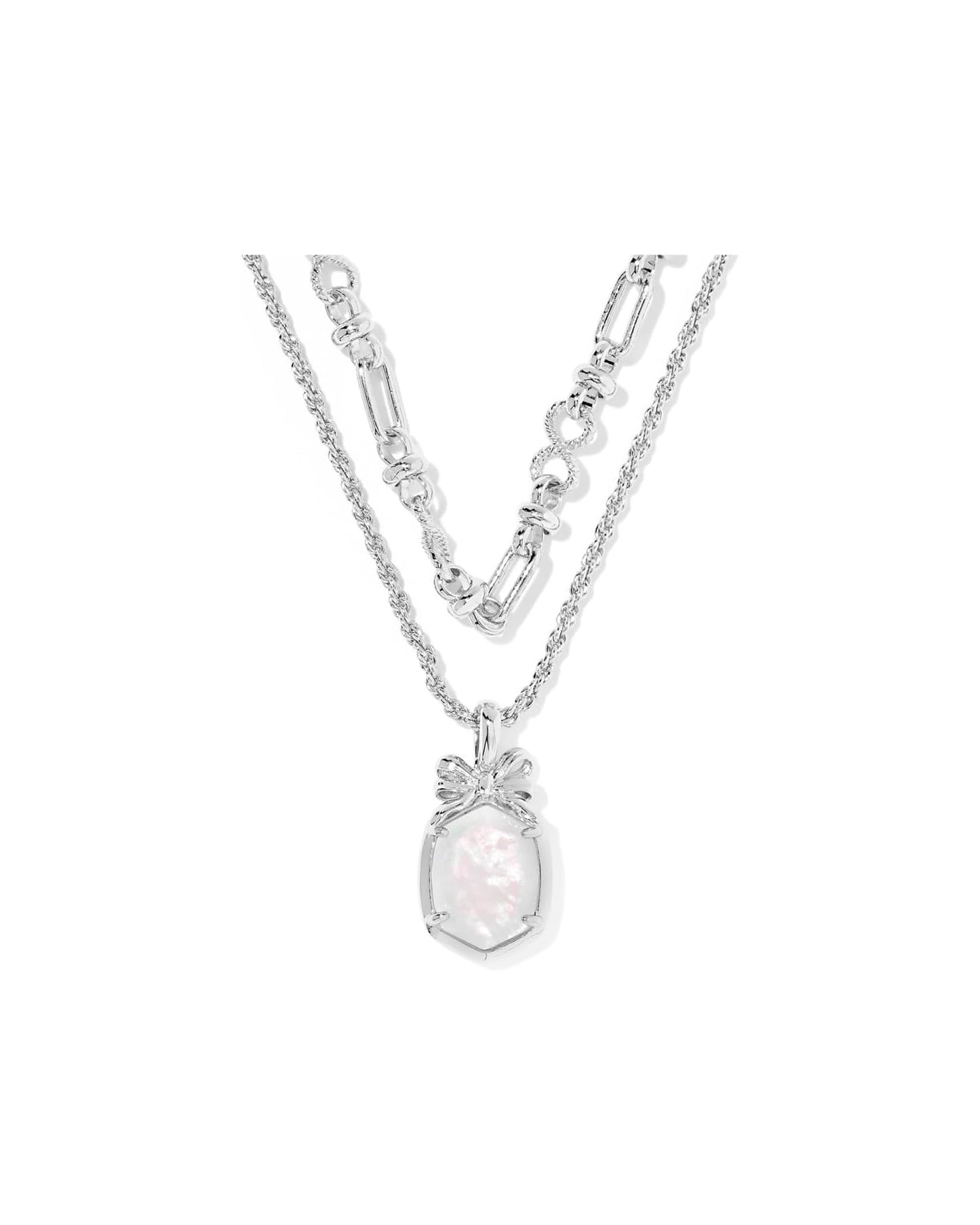 Daphne Bow Multi Strand Necklace