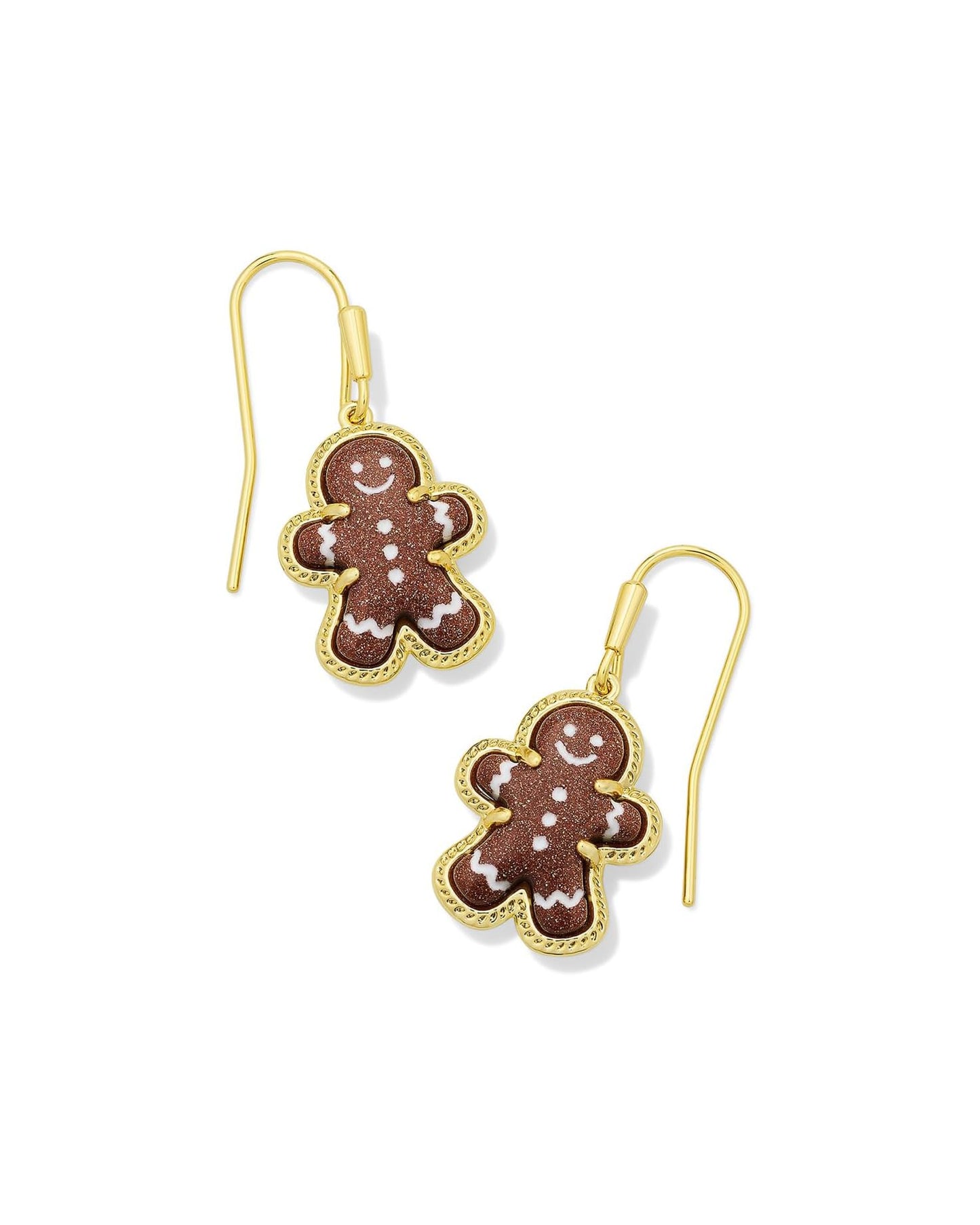 Gingerbread Drop Earrings