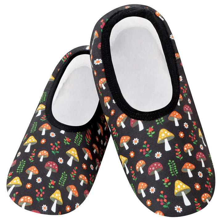 Snoozie Women's Polka Dot Mushroom Skinnies Slipper
