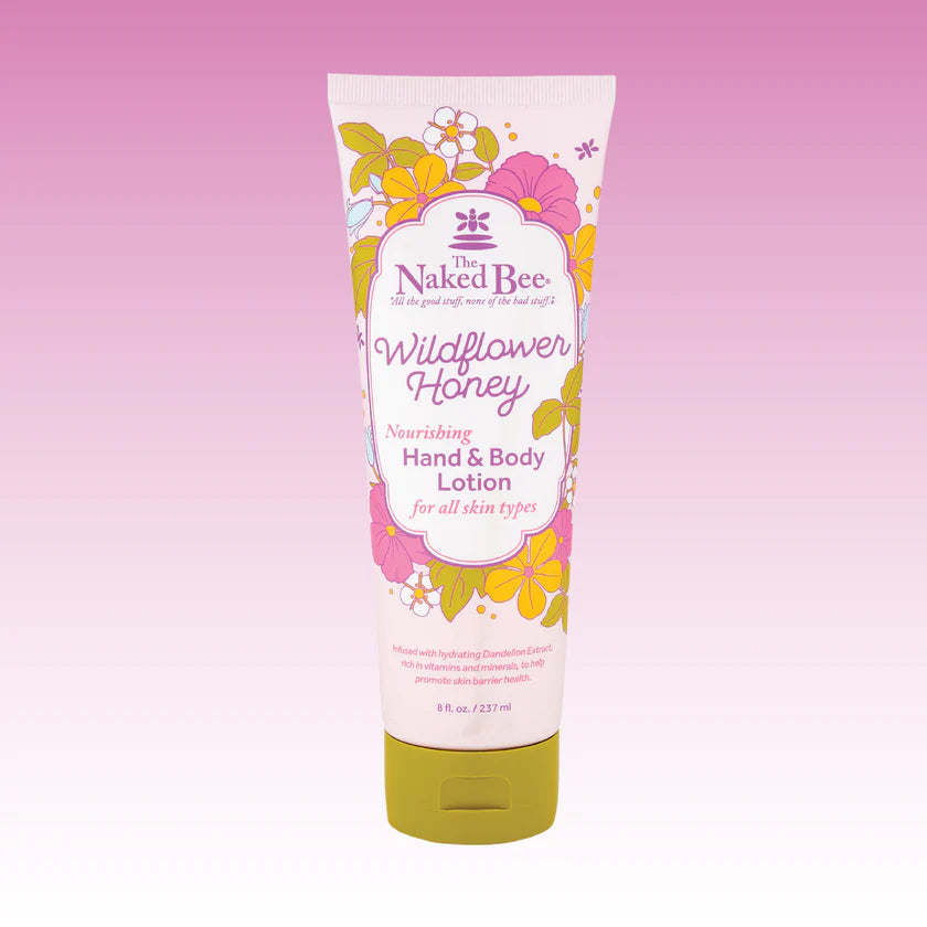 The Naked Bee 8 oz. Wildflower Honey Nourishing Hand & Body Lotion