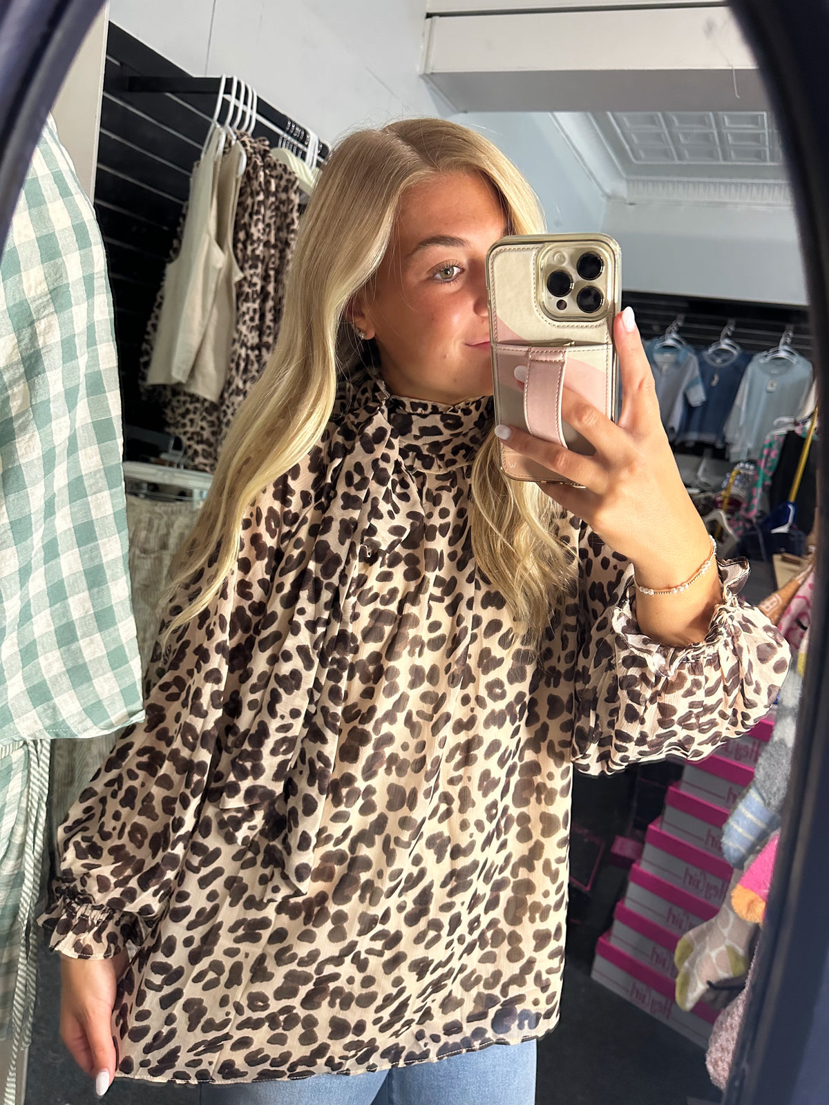 Leopard Luxe Blouse