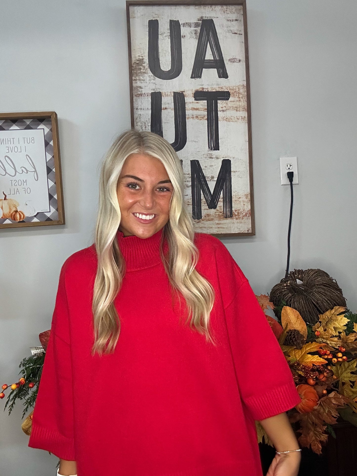 Scarlet Charm Sweater