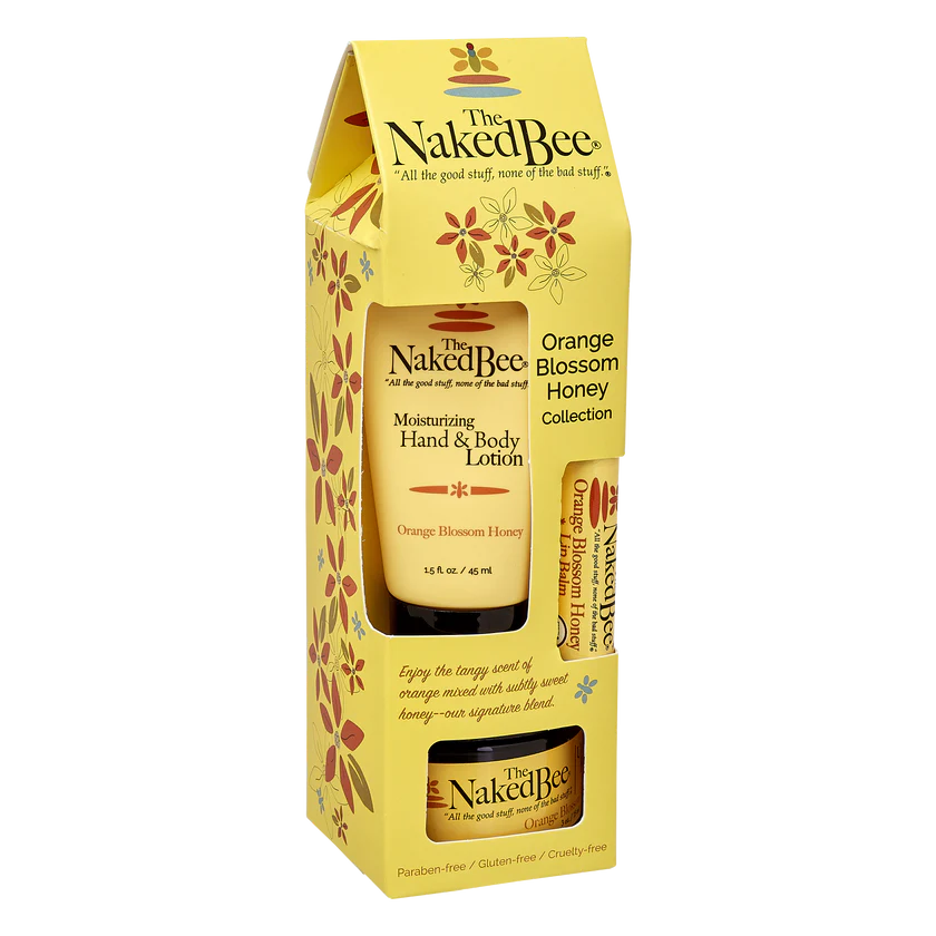 The Naked Bee Classic Orange Blossom Honey Gift Collection
