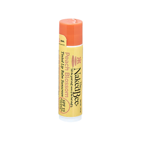 The Naked Bee SPF 15 Peach Blossom Tinted Lip Balm