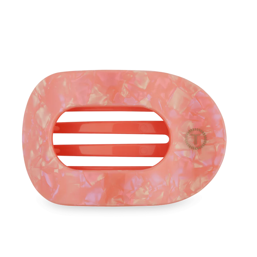 Dreamsicle Flat Round Hair Clip