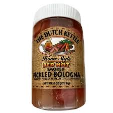 The Dutch Kettle Red Hot Smoked Pickled Bologna