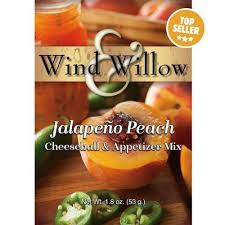 Wind and Willow Jalapeno Peach Cheeseball & Appetizer Mix