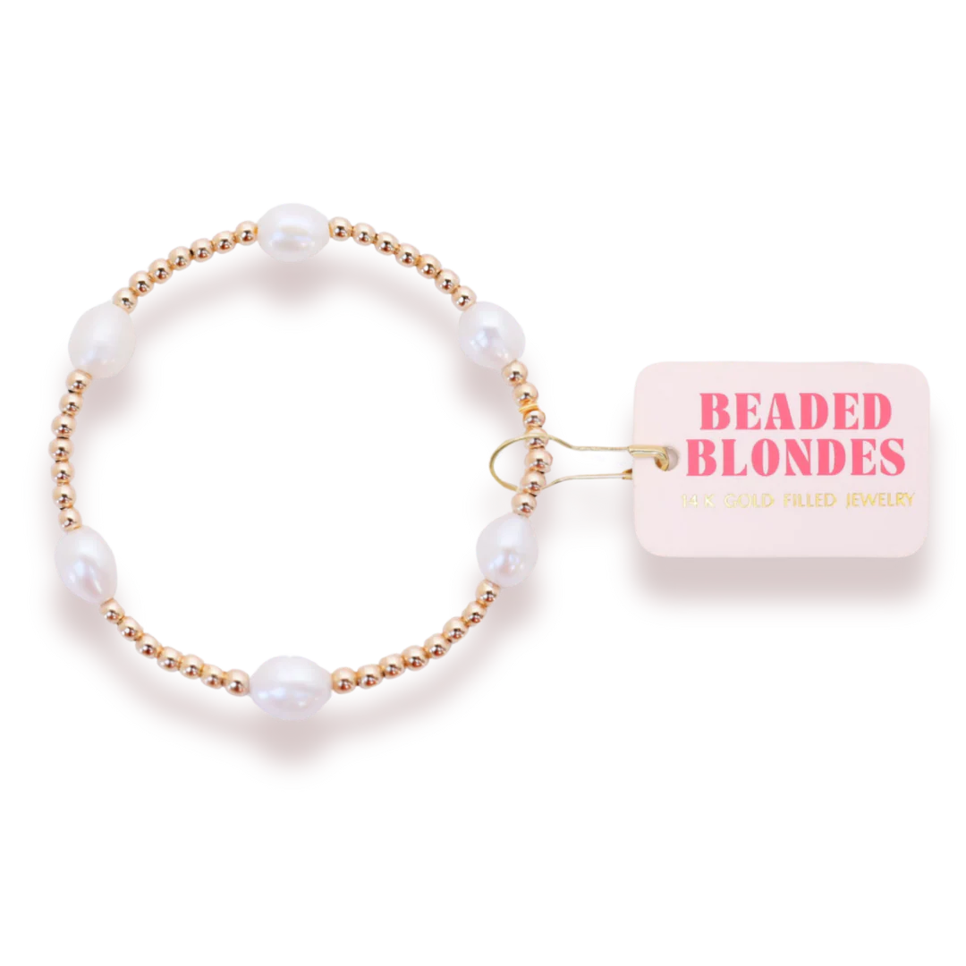 Pearl Poppi Bracelet in Gold