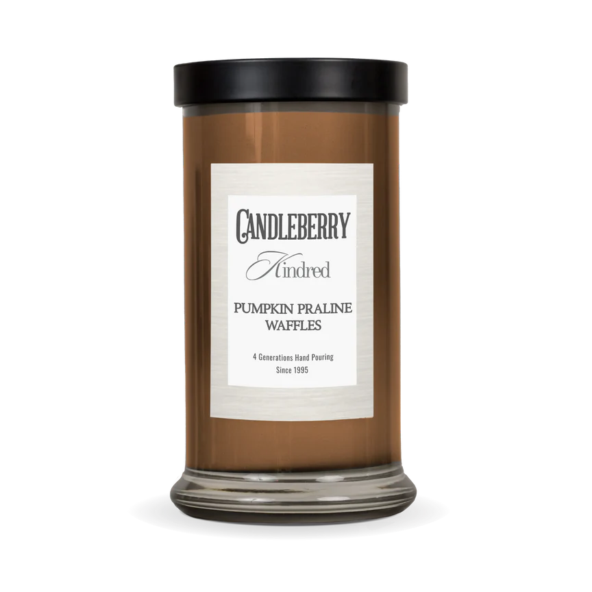The Candleberry Company Pumpkin Praline Waffles™, Kindred, Large Jar Candle