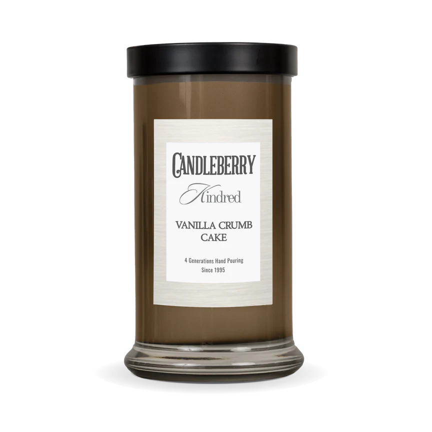 The Candleberry Company Vanilla Crumb Cake™, Kindred, Large Jar Candle