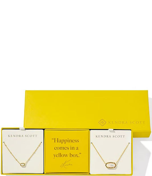 Elisa Gift Set of 2- Gold ivory Mother of Pearl