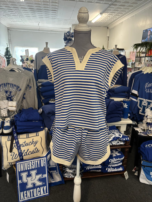 Striped Royal BBN Gameday Set