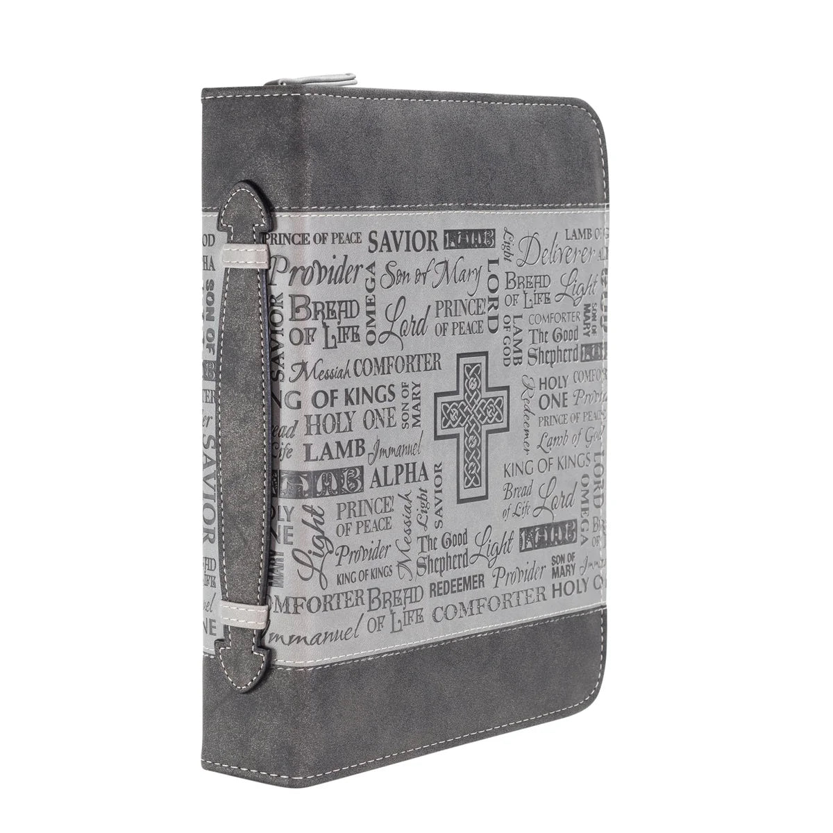 Divine Details: Bible Cover - Black And Gray Names