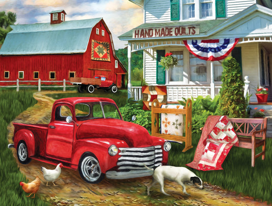 Stopping at the Farm 500 Piece Puzzle