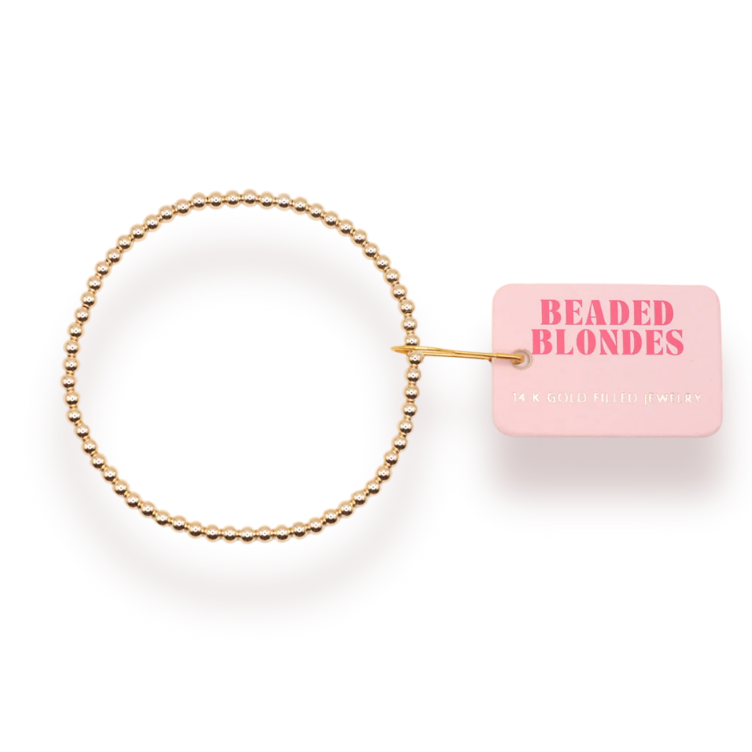 Beaded Blondies 3mm Gold