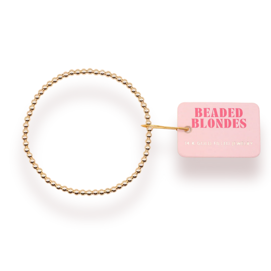 Beaded Blondies 3mm Gold