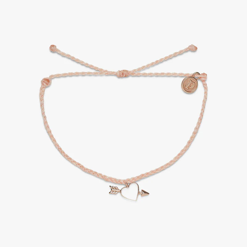 Pura Vida Lovestruck Rose Gold Charm Bracelet