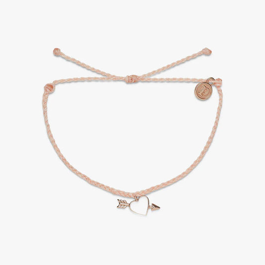 Pura Vida Lovestruck Rose Gold Charm Bracelet
