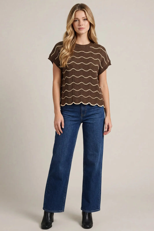 Striped Sweater Shirt