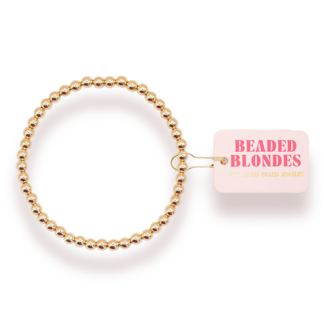 Beaded Blondes 4mm Gold