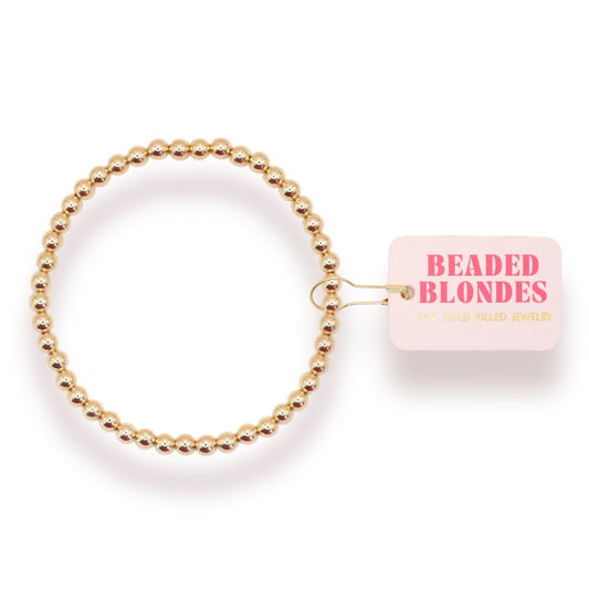 Beaded Blondes 4mm Gold