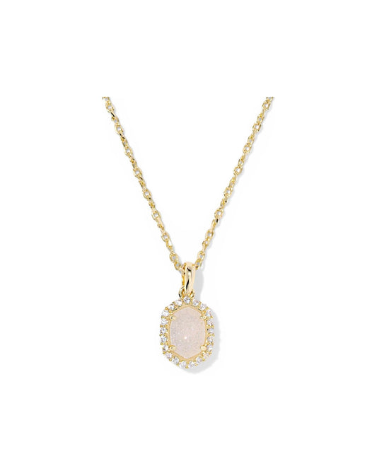 Daphne Crystal Frame Short Pendant Necklace