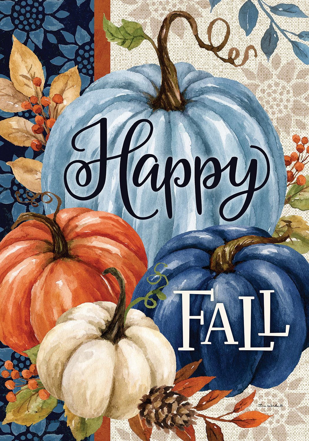 Pumpkin Blues Flag