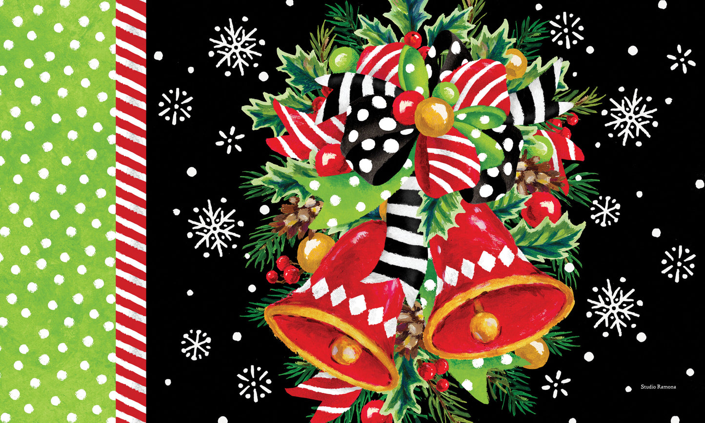 Floor Mat- Christmas Bells