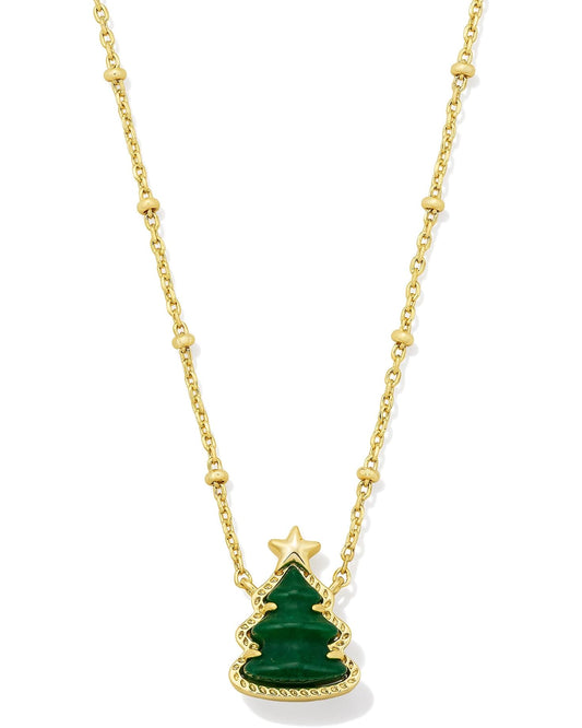 Holiday Tree Pendant Necklace