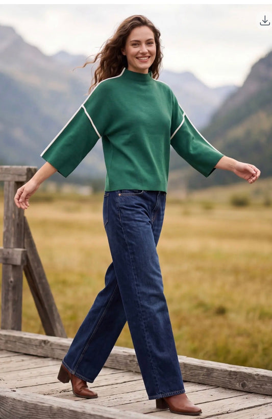Hunter Mock Neck Sweater