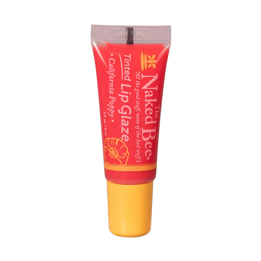 The Naked Bee California Poppy Tinted Lip Glaze