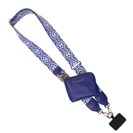 Save the girls clip and Go with Pouch Diamond Pattern