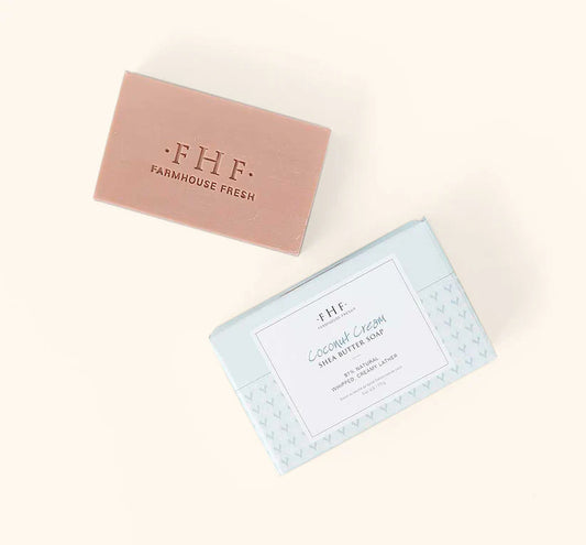 Coconut Cream Shea Butter Bar Soap creamy coconutty lather