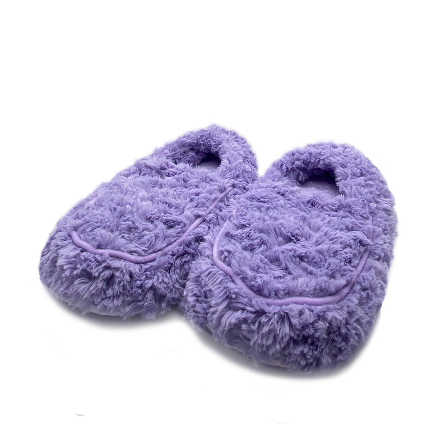 Curly Purple Slippers Warmies®