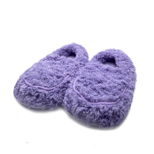 Curly Purple Slippers Warmies®