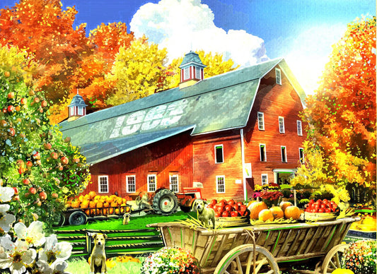 Fall Foliage 500 Piece Jigsaw Puzzle