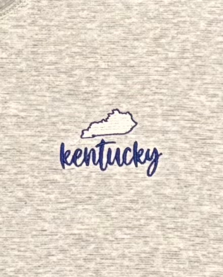 Kentucky mock neck Simply Southern sweat shirt.