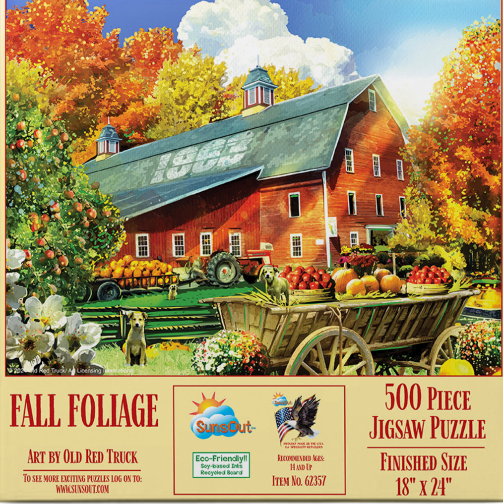 Fall Foliage 500 Piece Jigsaw Puzzle