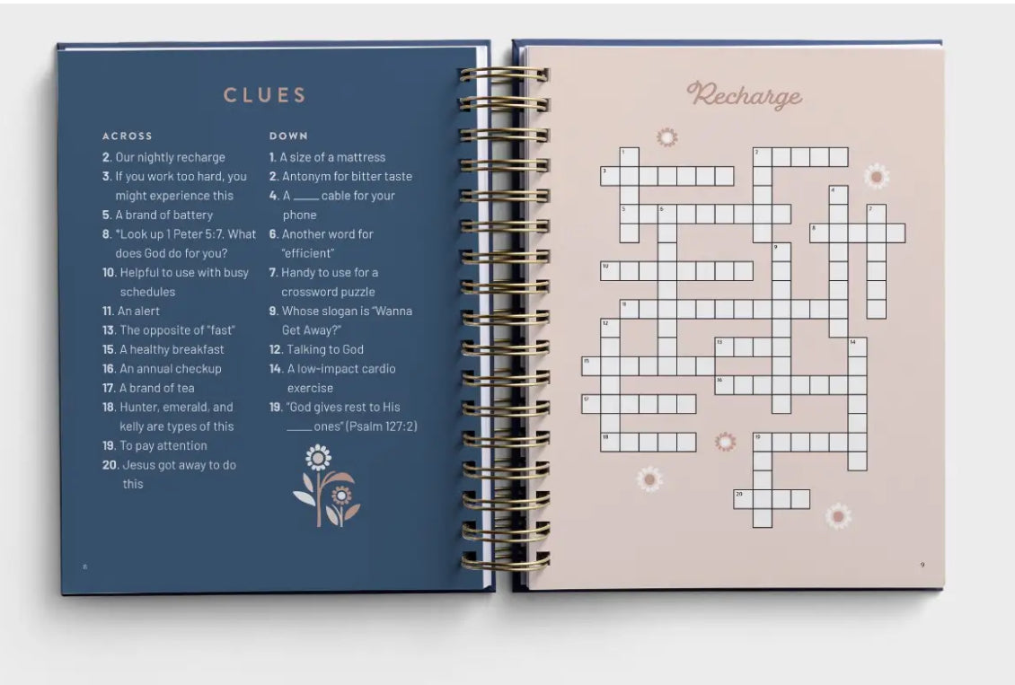 Devotional Crossword Puzzle Book - Renew Your Mind