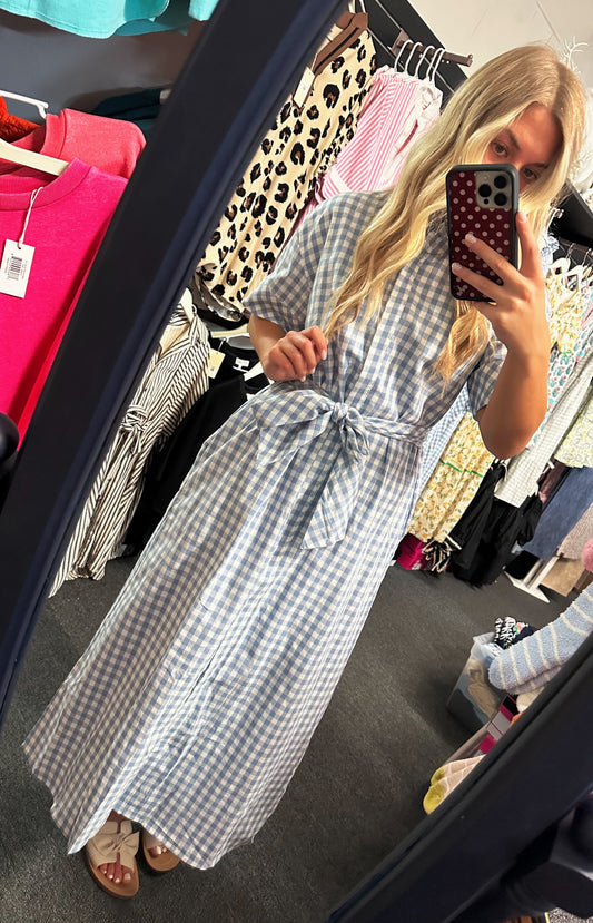 Blue Skies Gingham Dress 💙