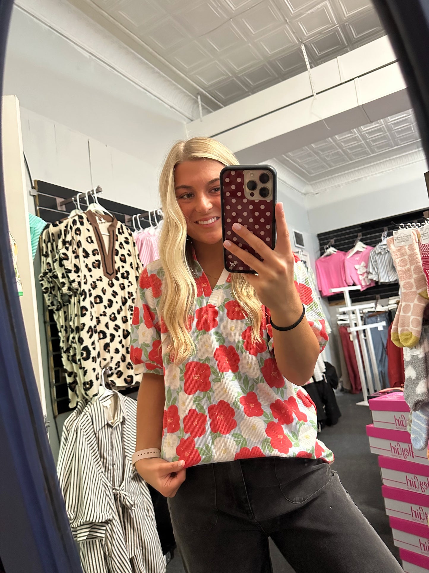 Poppy Picnic Blouse