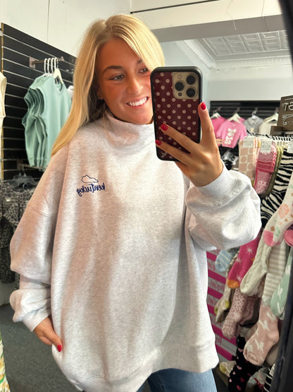 Kentucky mock neck Simply Southern sweat shirt.
