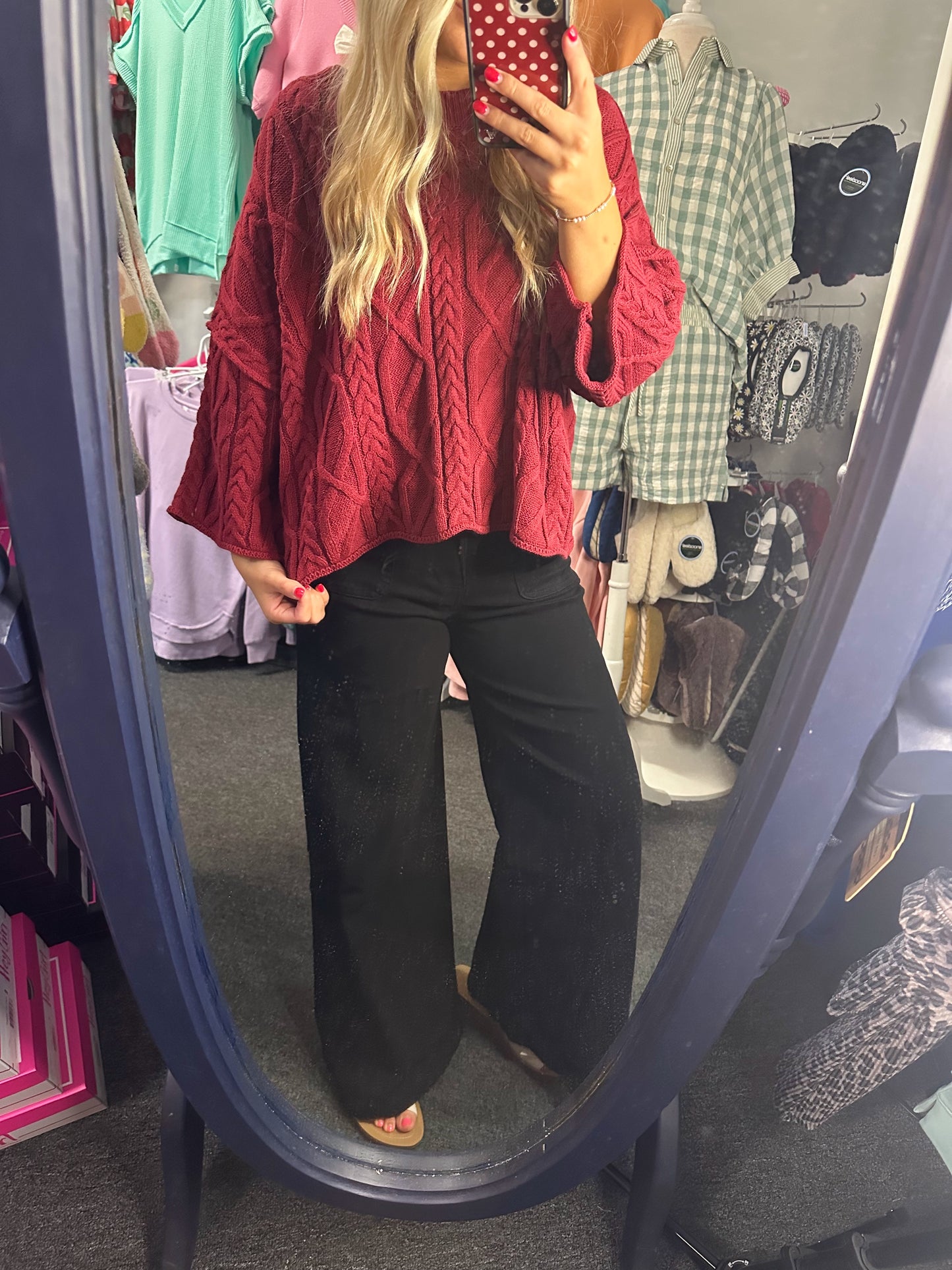 Everyday Wide Leg Pants- Black