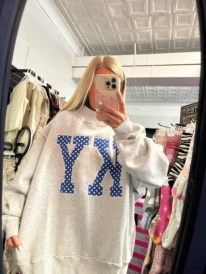 Polka Dot KY Mock Neck