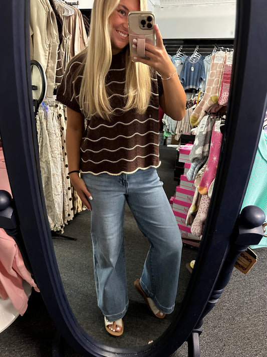 RISEN Wide Leg Jeans