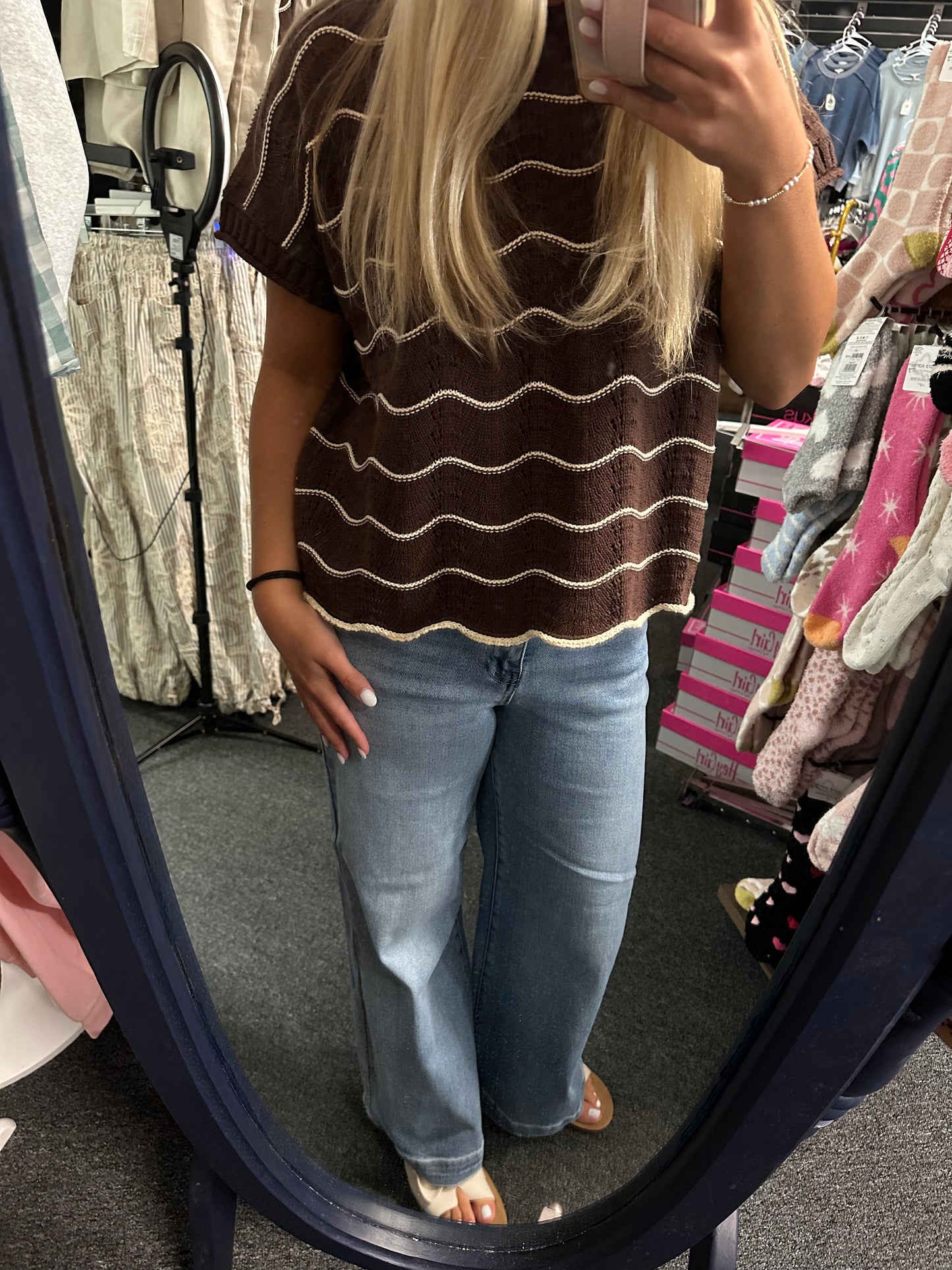 RISEN Wide Leg Jeans