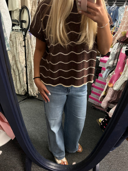 RISEN Wide Leg Jeans