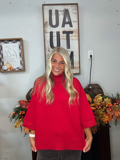 Scarlet Charm Sweater