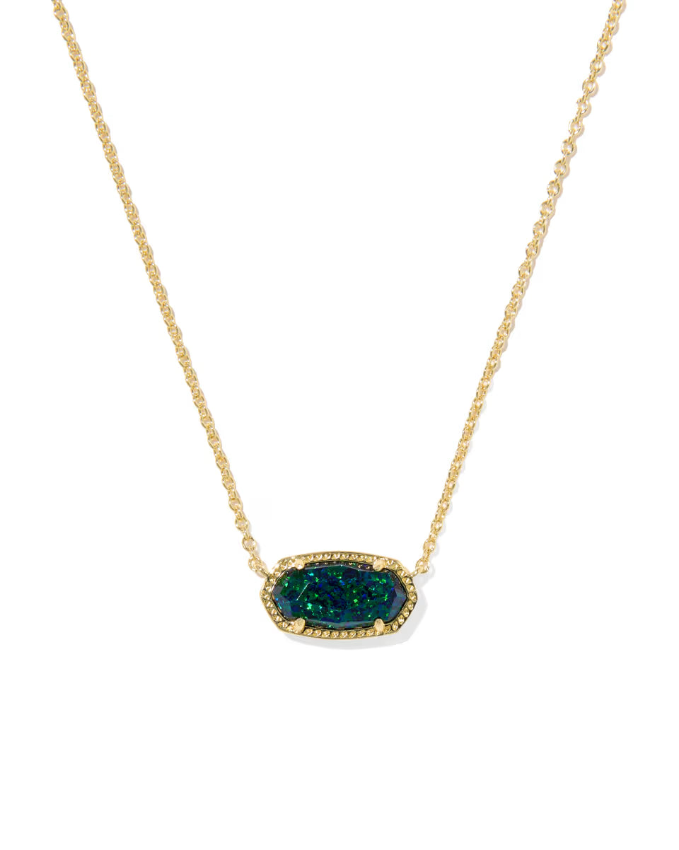 Elisa Gold Pendant Necklace